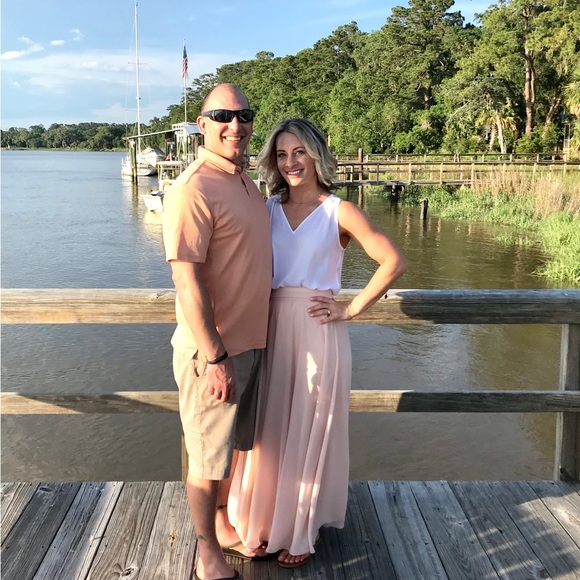 Maxi pink skirt - Picture 3 of 3